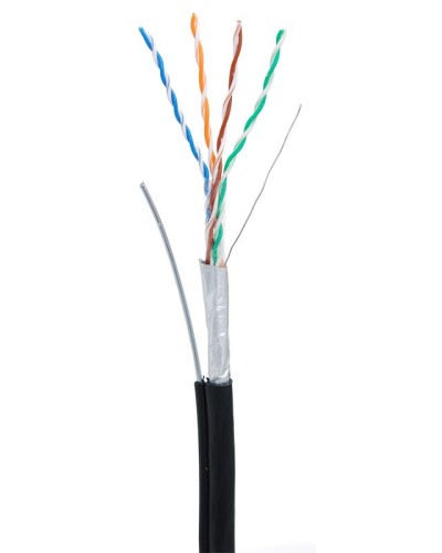 F/UTP 4pair, Cat5e, Out, Sw (EC-UF004-5E-PE-SW-BK). Кабель «витая пара» (LAN) для структурированных систем связи. NETLAN в Щелково