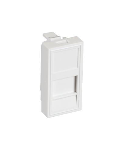 EC-IMH-1-WT-10 (10шт). Вставка 45x45 (Mosaic) для 1 модуля Keystone Jack. NETLAN в Щелково