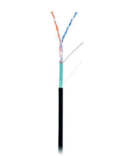 F/UTP 2pair, Cat5, Out, PE (EC-UF002-5-PE-BK). Кабель «витая пара» (LAN) для структурированных систем связи. NETLAN в Щелково