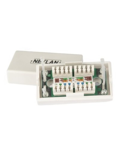 EC-UCB-IDC-UD2-WT-10 (10 шт). Проходной соединитель. NETLAN в Щелково