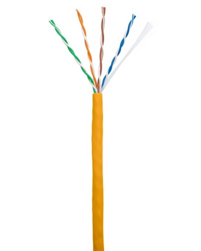 U/UTP 4pair, Cat5e, In, LSZH (EC-UU004-5E-LSZH-OR-1). Кабель «витая пара» (LAN) для структурированных систем связи. NETLAN в Щелково