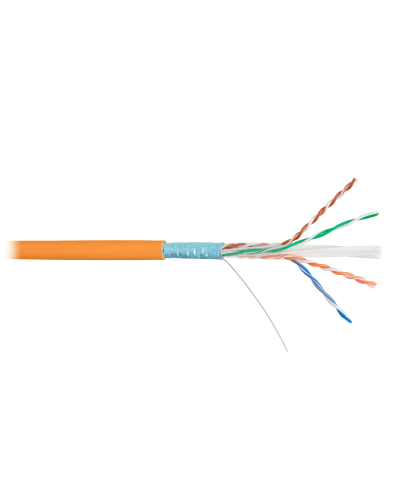 F/UTP 4pair, Cat6, Solid, In, PVC (NKL 9240C-OR). Кабель «витая пара» (LAN) для структурированных систем связи. NIKOLAN в Щелково