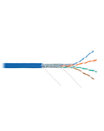 F/UTP 4pair, Cat5e, Solid, In, нг(А)-HF (NMC 4200C-BL). Кабель «витая пара» (LAN) для структурированных систем связи. NIKOMAX в Щелково
