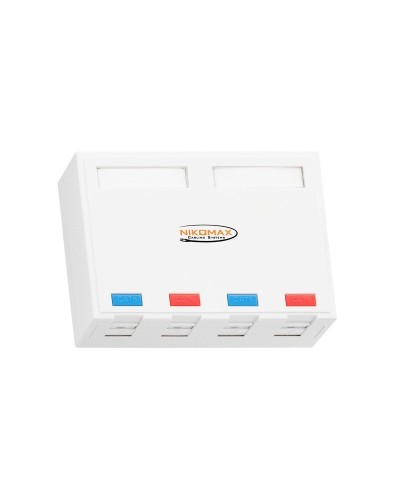 NMC-MB4P-ST-WT. Корпус настенной розетки. NIKOMAX в Щелково