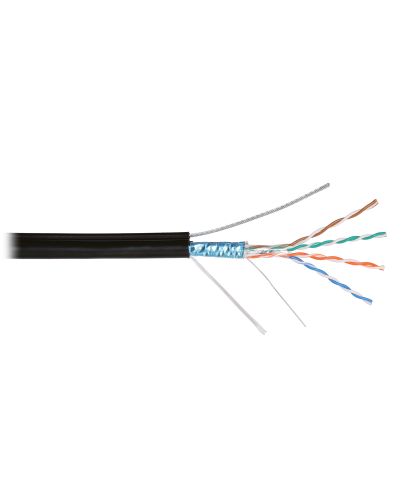 F/UTP 4pair, Cat5e, Solid, Out, SW, PVC (NMC 4905B-BK). Кабель «витая пара» (LAN) для структурированных систем связи. NIKOMAX в Щелково