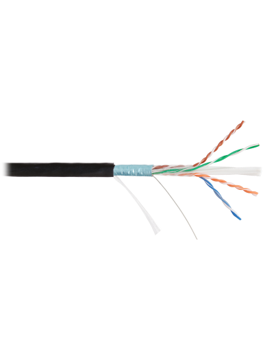 F/UTP 4pair, Cat6a, Solid, In/Out, нг(А)-HF (NMC 4255C-BK). Кабель «витая пара» (LAN) для структурированных систем связи. NIKOMAX в Щелково