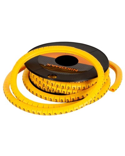 NMC-CMR-3-YL-500 (500шт). Маркер кабельный. NIKOMAX в Щелково