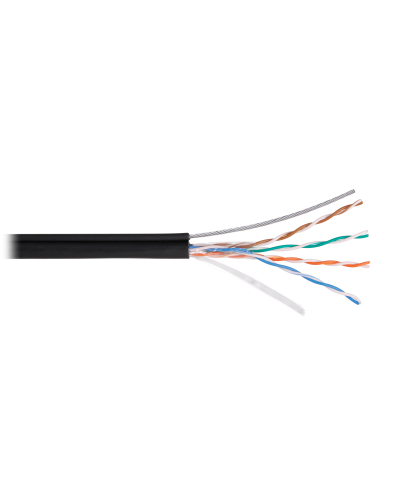 U/UTP 4pair, Cat5e, Solid, Out, SW, PVC (NMC 4805B-BK). Кабель «витая пара» (LAN) для структурированных систем связи. NIKOMAX в Щелково