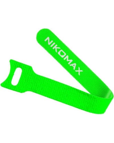 NMC-CTV150-12-SB-GN-10 (10шт). Стяжка-липучка с мягкой пряжкой. NIKOMAX в Щелково