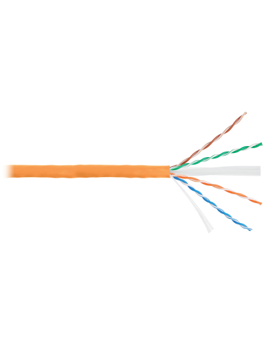U/UTP 4pair, Cat6, Solid, In, нг(А)-HF (NMC 2140C-OR). Кабель «витая пара» (LAN) для структурированных систем связи. NIKOMAX в Щелково