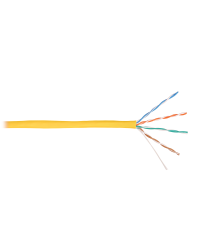 U/UTP 4pair, Cat5e, Solid, In, нг(А)-HF (NMC 4100C-YL). Кабель «витая пара» (LAN) для структурированных систем связи. NIKOMAX в Щелково