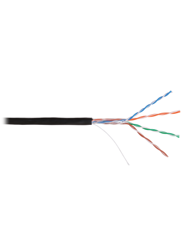 U/UTP 4pair, Cat5e, Solid, Out, PVC (NMC 4100B-BK). Кабель «витая пара» (LAN) для структурированных систем связи. NIKOMAX в Щелково