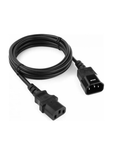 NTSS-PC13145 C13-С14 проводник.:3х1мм2 3м 220/250В 10А черный. Кабель питания. NTSS в Щелково