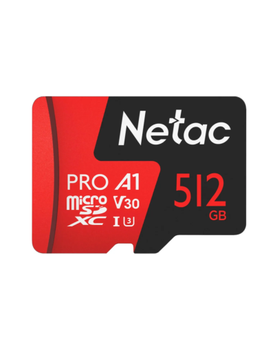 NT02P500PRO-512G-R. Карта памяти microSDXC, 512 ГБ, Class 10. Netac в Щелково