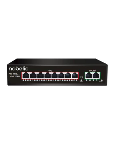 NBLS-1008P. Коммутатор неуправляемый 8-портовый. Nobelic в Щелково