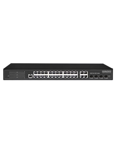 SW-8244/L(400W). Коммутатор 24-портовый  Gigabit Ethernet с PoE. OSNOVO в Щелково