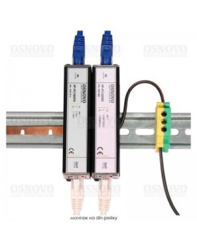 SP-IP/1000D. Устройство грозозащиты цепей Ethernet. OSNOVO в Щелково