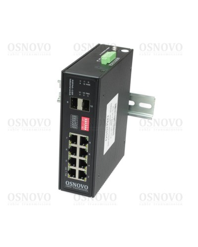 SW-80802/I(Port 90W, 300W). Коммутатор с PoE. OSNOVO в Щелково