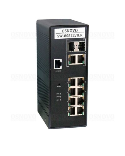 SW-80822/ILR. Коммутатор 10-портовый Gigabit Ethernet с PoE. OSNOVO в Щелково