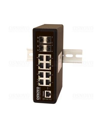 SW-70804/IL. Промышленный коммутатор Gigabit Ethernet на 12 портов. OSNOVO в Щелково