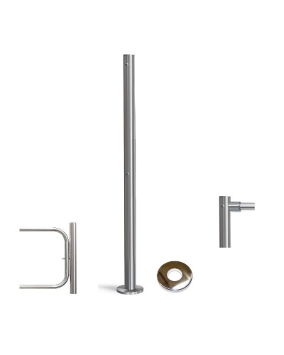 PERCo-BH02 2-15 с крышкой. Стойка с отверстием под стопорный механизм поворотной секции и с 2-мя отверстиями для крепления патрубков на стороне, противоположной створке. PERCo в Щелково