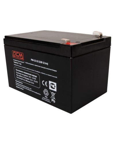 PM-12-12. Аккумулятор герметичный свинцово-кислотный. POWERCOM в Щелково