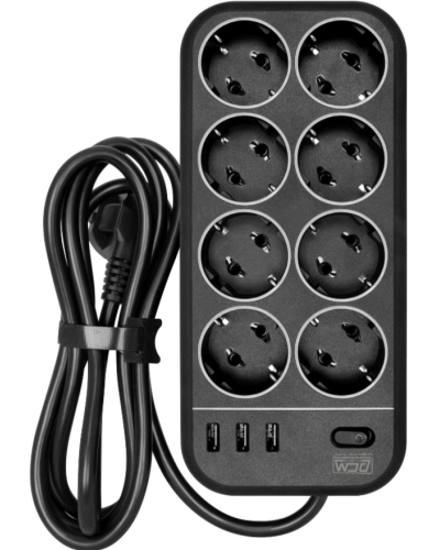 SP-08 USB03AB 3,0 M. Сетевой фильтр. POWERCOM в Щелково