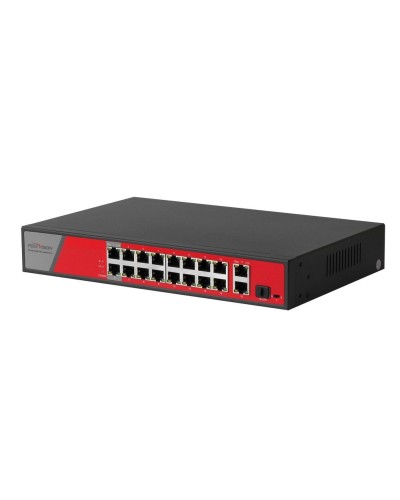 PND-16P-2G1F-BT2 (300W). Коммутатор гибридный 16+2+1 с PoE. Polyvision в Щелково