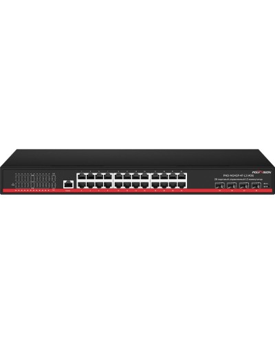 PND-M24GP-4F-L3(400). Коммутатор управляемый оптический 28 портовый. Polyvision в Щелково
