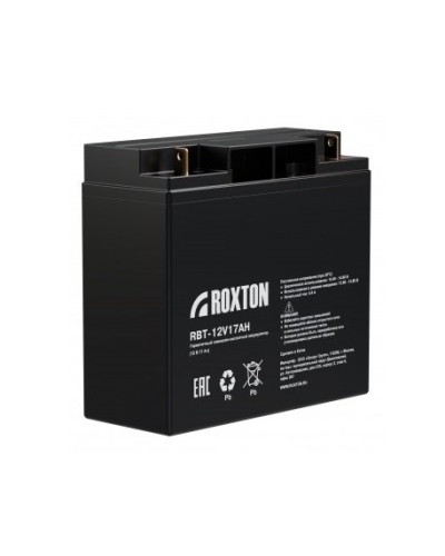 RBT-12V17AH. Аккумулятор герметичный свинцово-кислотный. ROXTON в Щелково