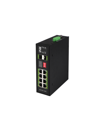 RVi-1NSIM8GP-2S. Коммутатор с питанием по PoE. RVi в Щелково