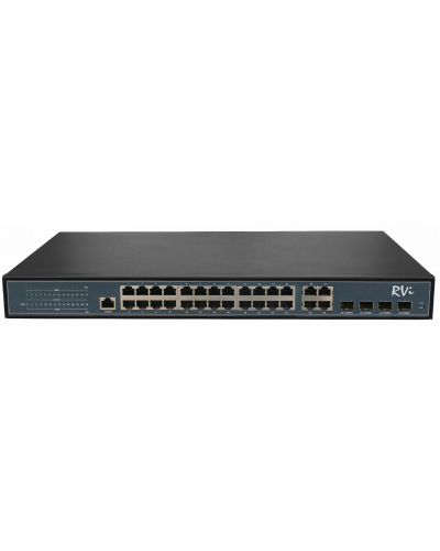 RVi-1NSM24G-4C. Коммутатор с питанием по PoE. RVi в Щелково