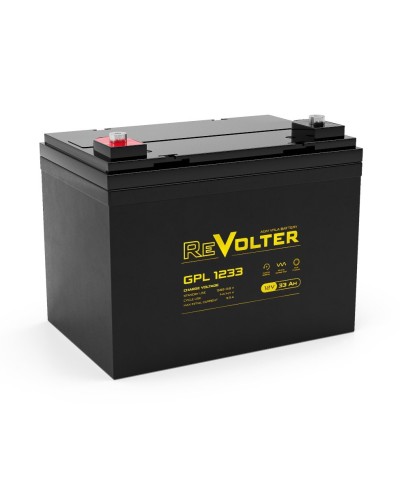 Revolter GPL 1233. Аккумулятор автомобильный герметичный свинцово-кислотный. Revolter в Щелково