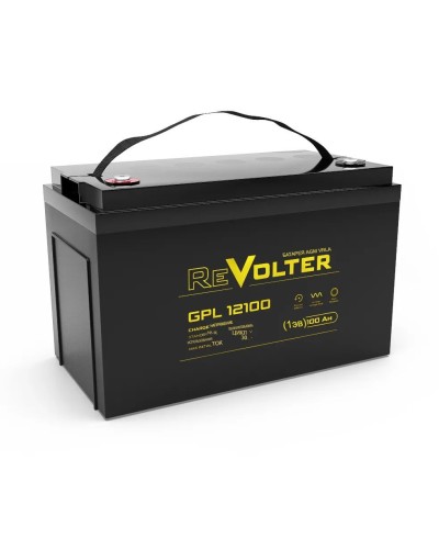 Revolter GPL 12100. Аккумулятор автомобильный герметичный свинцово-кислотный. Revolter в Щелково