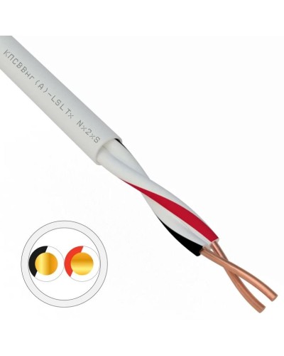 КПСВВнг(А)-LSLTx 1х2х1,0 REXANT (01-4872). Кабель для систем передачи данных пониженной пожароопасности c низким дымо- и газовыделением, с низкой токсичностью продуктов горения. Rexant в Щелково