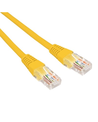 Патч-корд U/UTP CAT 6, RJ45-RJ45, 26AWG, LSZH, желтый, 0.5м REXANT (02-0295-05). Патч-корд UTP. Rexant в Щелково