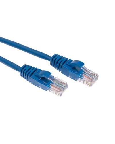 Патч-корд U/UTP, CAT 5e, RJ45-RJ45, 26AWG, LSZH, синий, 2м  REXANT (02-0104-2). Патч-корд UTP. Rexant в Щелково