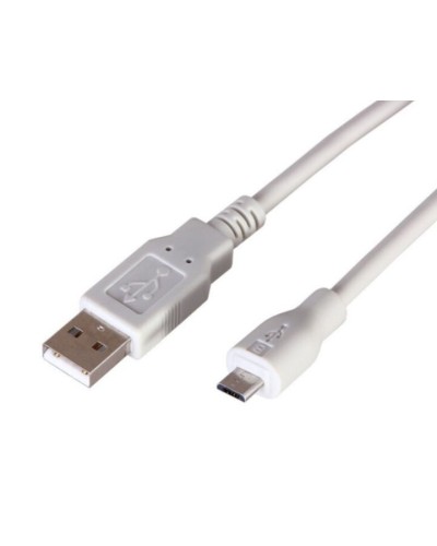 Кабель USB-A – micro USB, 1А, 1,8м, ПВХ, белый REXANT (18-1164): Кабель для программирования в Щелково