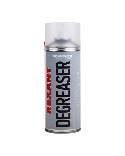 Очиститель обезжириватель DEGREASER, REXANT, 400 мл, аэрозоль (85-0006): Баллон с очистителем в Щелково