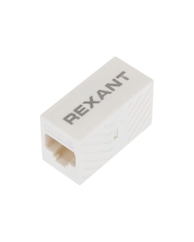 Адаптер проходной UTP RJ-45(8P8C), CAT 6 REXANT (03-0108). Проходной адаптер. Rexant в Щелково