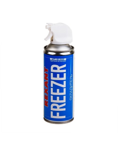 Аэрозоль охладитель FREEZER, REXANT, 400 мл. (85-0005). Баллон с охладителем. Rexant в Щелково