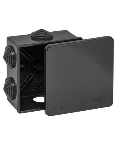 Коробка TYCO ОП 85х85х40мм УХЛ1 IP54 черный (67040Ч). Коробка распределительная. RuVinil в Щелково