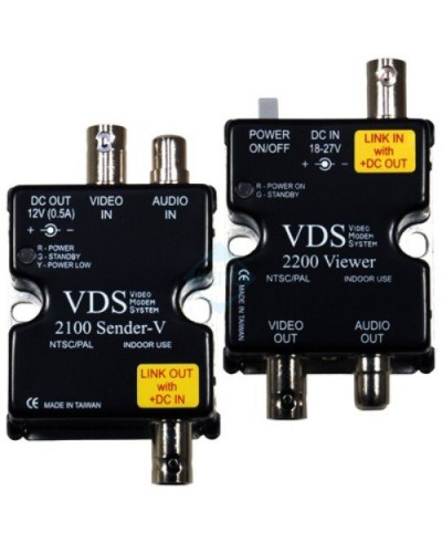 VDS 2100/2200. Удлинитель видео-, аудиосигнала, напряжения питания по коаксиальному кабелю. SC&T в Щелково