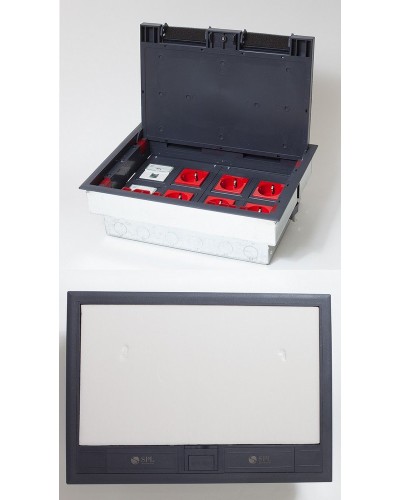 Люк на 8 постов (45х45), металл/пластик, с металлической коробкой, IP40 (300009). Люк. SPL в Щелково