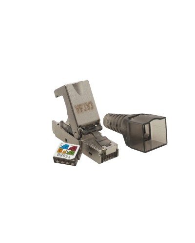 Коннектор 8P8C STP 6A (RJ-45) безынструментальный (10-0240). Разъем RJ-45. SUPRLAN в Щелково