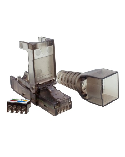 Коннектор 8P8C UTP 6A (RJ-45) безынструментальный (10-0239). Разъем RJ-45. SUPRLAN в Щелково