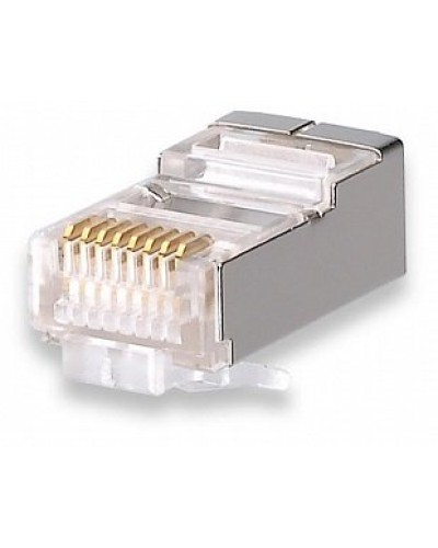 Коннекторы 8P8C FTP Cat.5e 3U (RJ-45) (100шт) (10-0201). Разъем RJ-45. SUPRLAN в Щелково