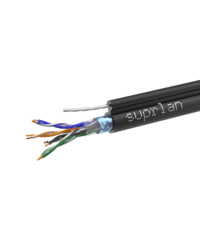 FTP Cat.5e 4x2xAWG24 Cu PE Outdoor T-FG8 (трос) Median (01-1035-1). Кабель «витая пара» (LAN) для структурированных систем связи. SUPRLAN в Щелково