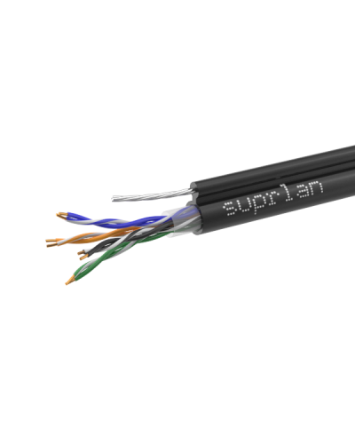 UTP Cat.5e 4x2xAWG24 Cu PE Outdoor T-FG8 (трос) Standard (01-0322-1). Кабель «витая пара» (LAN) для структурированных систем связи. SUPRLAN в Щелково