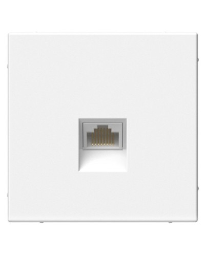 ArtGallery розетка RJ45, кат. 6Е, скрытой установки, механизм, белый (GAL000186). Розетка компьютерная. Systeme Electric в Щелково